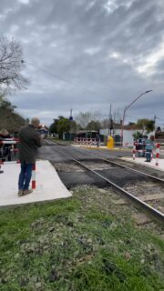 Apertura de paso nivel de calle Sarmiento, hito histórico 🚉