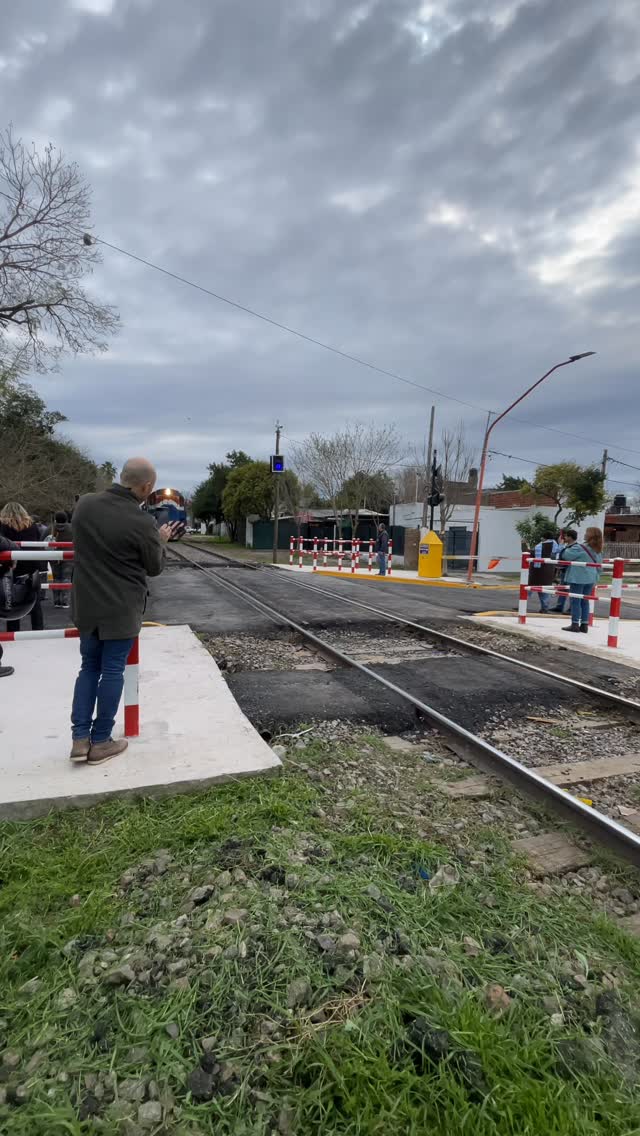 Apertura de paso nivel de calle Sarmiento, hito histórico 🚉